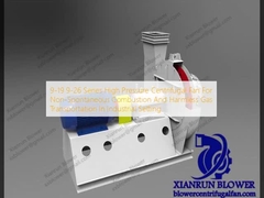 9-19 9-26 ซีรีส์พัดลมหลอมศูนย์กลางแรงดันสูง สําหรับการเผาไหม้ที่ไม่เป็นอัตโนมัติและการขนส่งก๊าซที่ไม่อันตรายในสถานที่อุตสาหกรรม