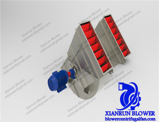 Induced Draft Double Inlet Centrifugal Fan 960-2900rpm สำหรับหม้อไอน้ำอุตสาหกรรม