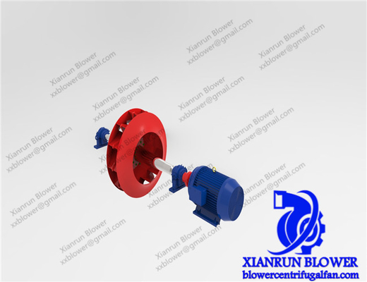 Induced Draft Double Inlet Centrifugal Fan 960-2900rpm สำหรับหม้อไอน้ำอุตสาหกรรม