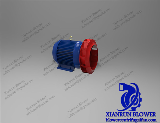 เครื่องเป่าลมแรงดันสูงโค้งย้อนกลับ 760rpm-2900rpm รับประกัน 1 ปี