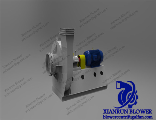 เครื่องเป่าลมแรงดันสูงโค้งย้อนกลับ 760rpm-2900rpm รับประกัน 1 ปี