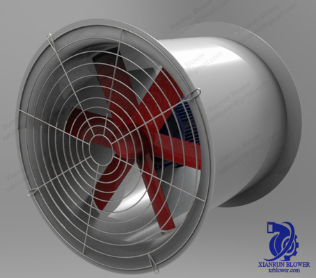 ระบบระบายความร้อน Axial Exhaust Fans อุตสาหกรรมเสียงรบกวนต่ำ Bifurcated Axial Fan