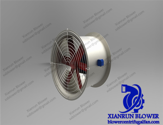 พัดลมแบบอินไลน์แบบป้องกันการระเบิด HVAC Industrial Axial Blower