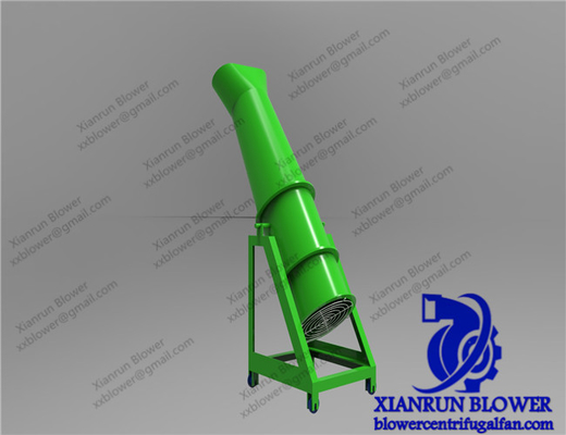 พัดลมแกนอุตสาหกรรมแบบท่อ 112pa - 2015pa Stainless Steel For Cement Kiln