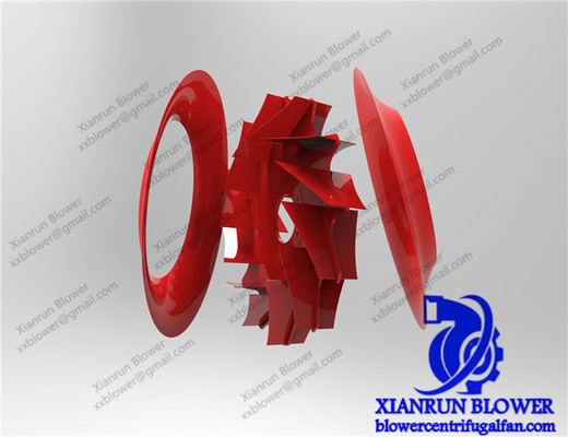 โรงงานปูนซิเมนต์ Centrifugal Blower Impeller 400mm-3500mm Wear Resisting