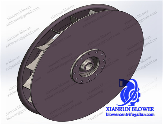 ประเภทใบพัดลมแบบแรงเหวี่ยงสแตนเลส Forward Curved Fan Wheel