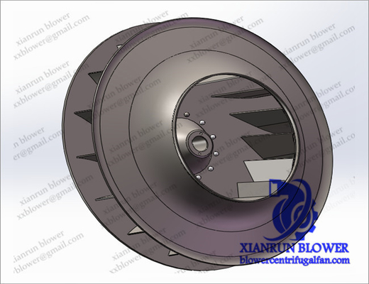 ประเภทใบพัดลมแบบแรงเหวี่ยงสแตนเลส Forward Curved Fan Wheel