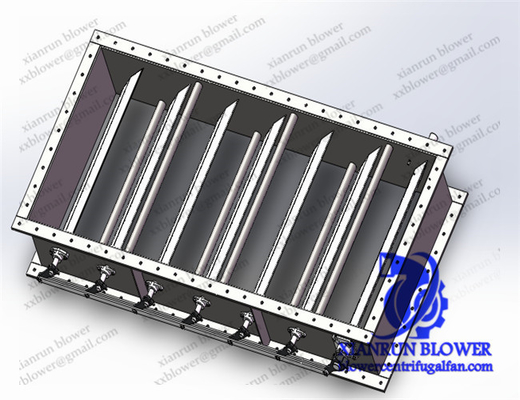 ปริมาณอากาศพัดลมแบบแรงเหวี่ยงอุปกรณ์เสริม Guide Vane Adjust Door