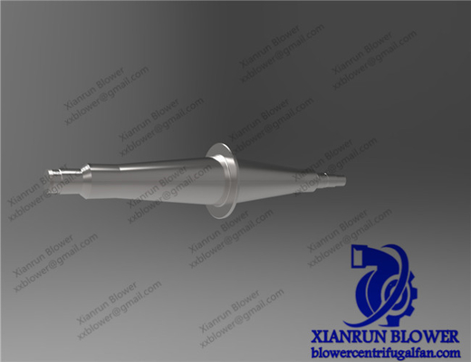 Q345 ชิ้นส่วนพัดลมแบบแรงเหวี่ยง Airfoil Impellers Silencers แบริ่งโรเตอร์ Cone Rotor Bearing Box