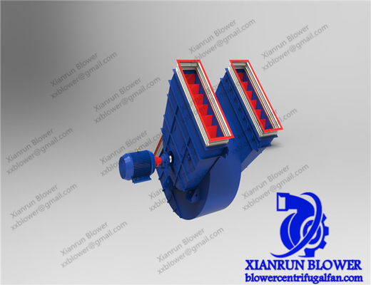 พัดลมดูดอากาศแบบแรงเหวี่ยงขาเข้าคู่ 220V 380V เครื่องเป่าลมแบบแรงเหวี่ยงสแตนเลส