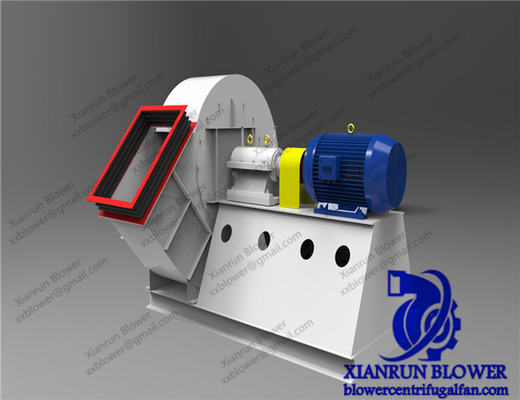 พัดลมอุตสาหกรรมแบบแรงเหวี่ยง FRP เหล็กหล่อ Radial Blower Fan ISO 9001