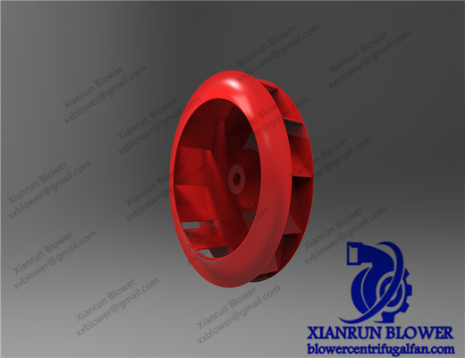 ผืนทนการสวมใส่ Of Centrifugal Fan Impeller การรักษาพิเศษ Centrifugal Fan Accessories ล้อหมุนหมุนหมุนหันหลัง