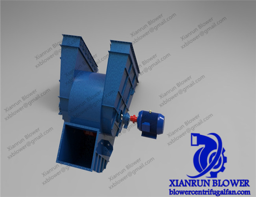 90-3500mm Double Inlet Centrifugal Fan Blower F Model สำหรับการผลิตซีเมนต์