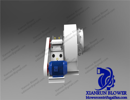 พัดลมแบบแรงเหวี่ยงย้อนกลับเหล็กกล้าคาร์บอน 5KW - 350KW สี Customized