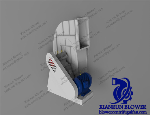 พัดลม Radial Radial โค้งย้อนกลับ 440V 480V 660V Belt Drive Fan