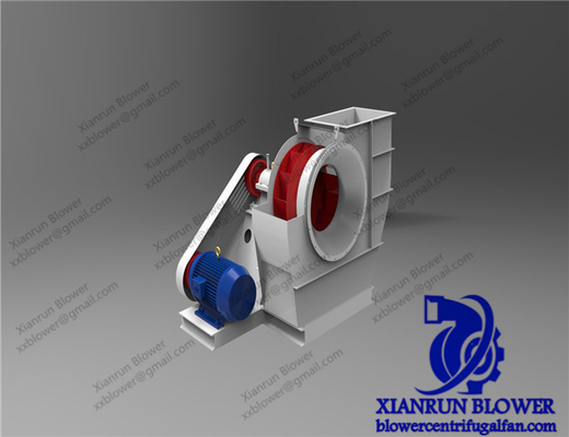 พัดลม Radial Radial โค้งย้อนกลับ 440V 480V 660V Belt Drive Fan