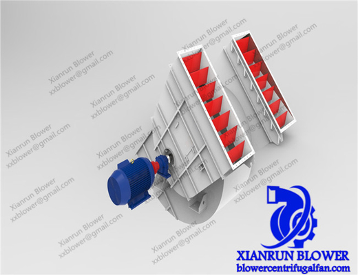 พัดลมแบบแรงเหวี่ยงทางเข้าคู่เสียงรบกวนต่ำไปข้างหน้าโค้ง 5KW-350KW