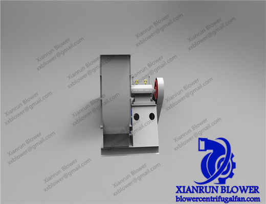 พัดลมอุตสาหกรรมแบบแรงเหวี่ยงที่มีปริมาณลมสูงและขับเคลื่อนด้วยสายพาน ออกแบบมาสำหรับหม้อไอน้ำอุตสาหกรรมและอุปกรณ์สนับสนุนเครื่องเป่าลมไฟฟ้า