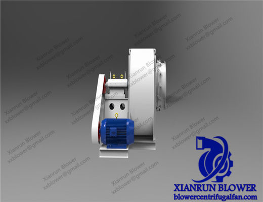 พัดลมอุตสาหกรรมแบบแรงเหวี่ยงที่มีปริมาณลมสูงและขับเคลื่อนด้วยสายพาน ออกแบบมาสำหรับหม้อไอน้ำอุตสาหกรรมและอุปกรณ์สนับสนุนเครื่องเป่าลมไฟฟ้า